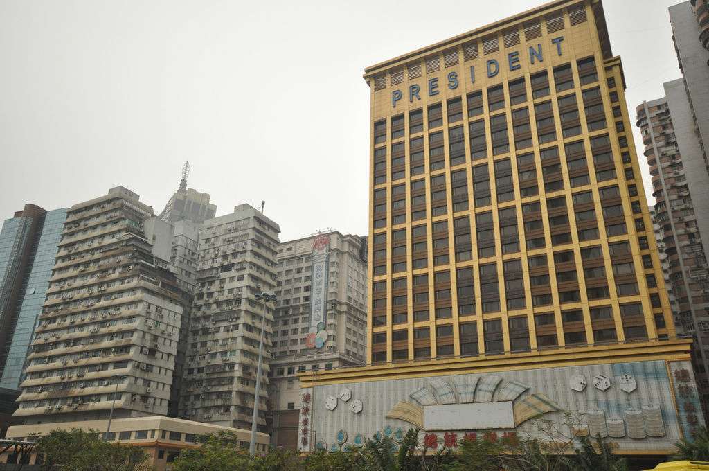 Exterior shot of the President casino and hotel