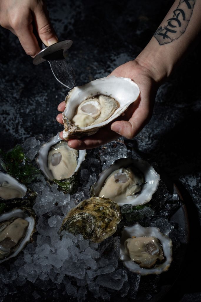 Chef Mandy Goh oysters The Manor