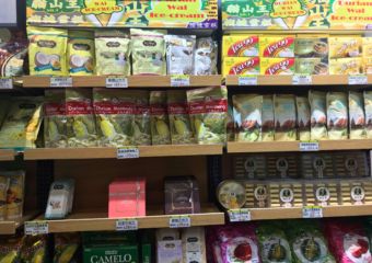 Durian Garden snacks shelf