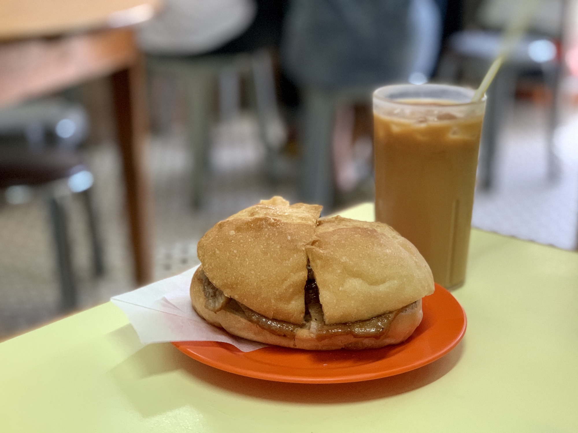 Heng Kei Cafe Interior Taipa Village Milk Tea and Pork Chop Bun Macau Lifestyle