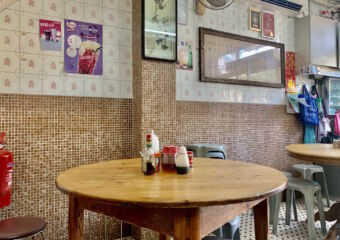 Heng Kei Cafe Interior Taipa Village Table Macau Lifestyle