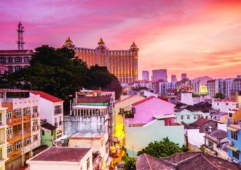 Taipa village macau view from aboce