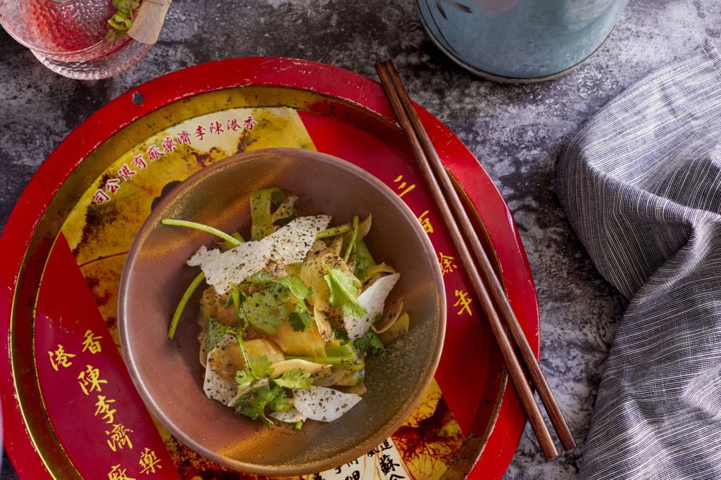 Madame Ching – Coriander and Green Radish Salad