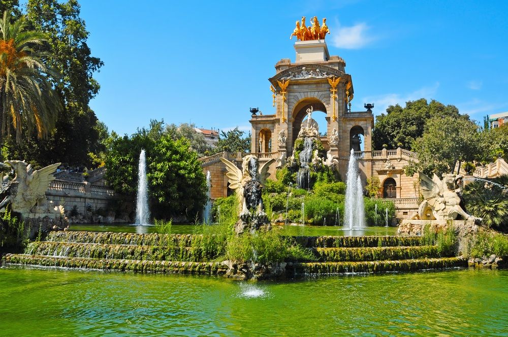 ciutadella park fountain