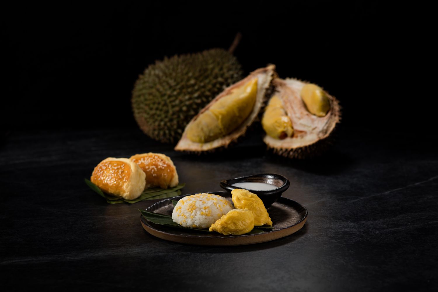 7th Malaysian Food Festival at Galaxy Macau Grilled Durian Sticky Rice Musang King Durian and Bird Nest Pastries