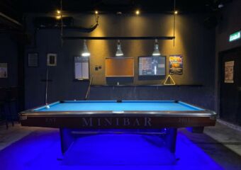 Minibar and Lounge Interior Pool Table Macau Lifestyle