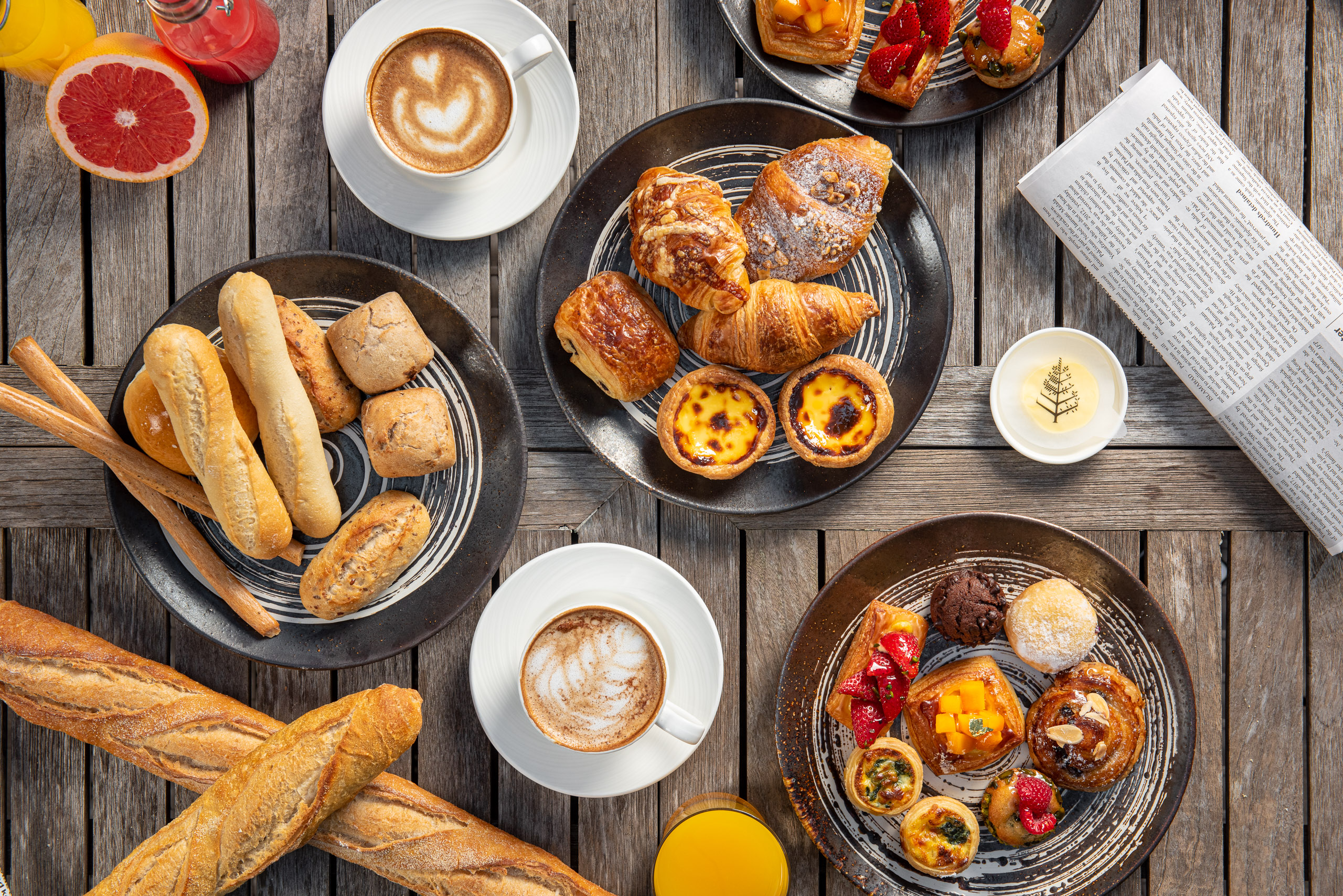 Belcanção Western Breakfast from above