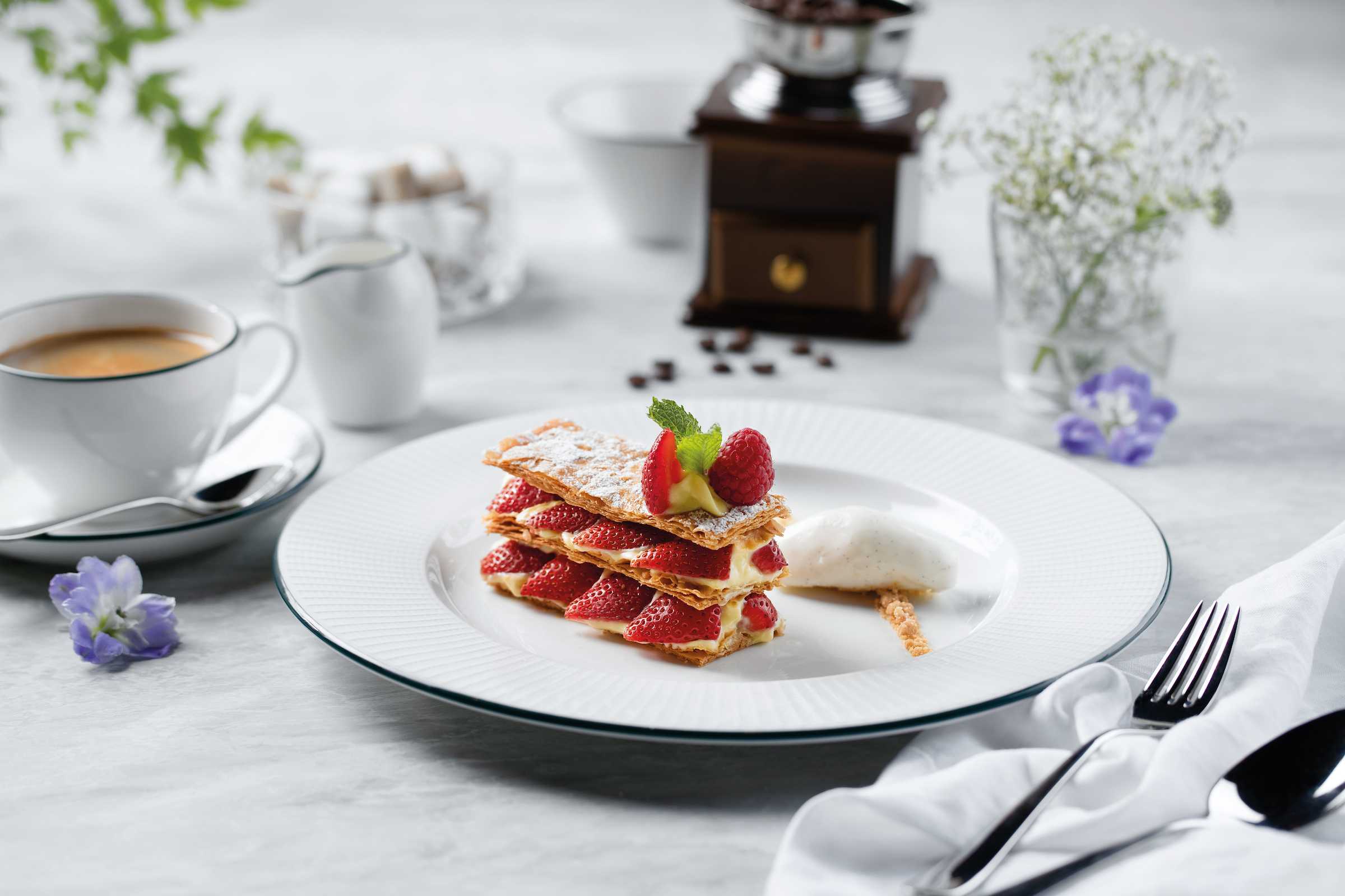 Cafe de Paris Monte-Carlo Strawberry Millefeuille Prince Albert