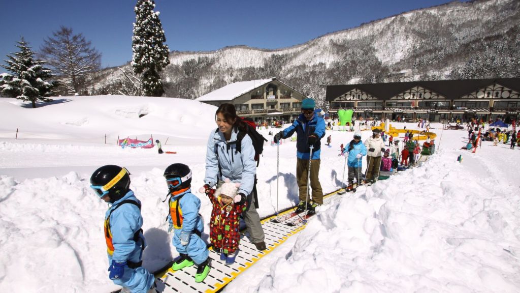 family snow resort japan