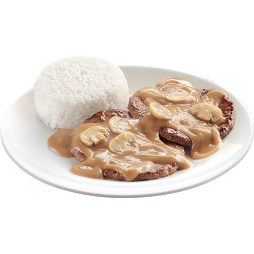 Jollibee 2pc Burger Steak with Rice