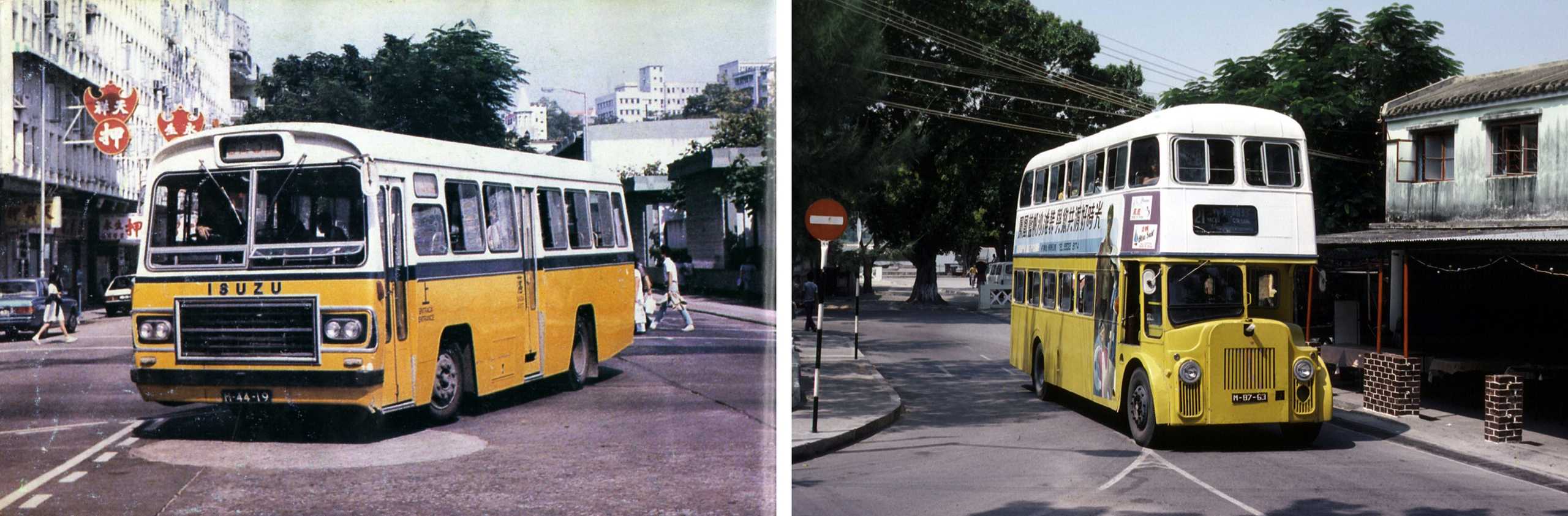 Macau buses old 