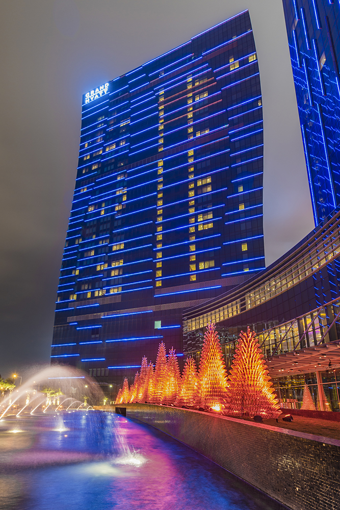 Macau Christmas trees Grand Hyatt