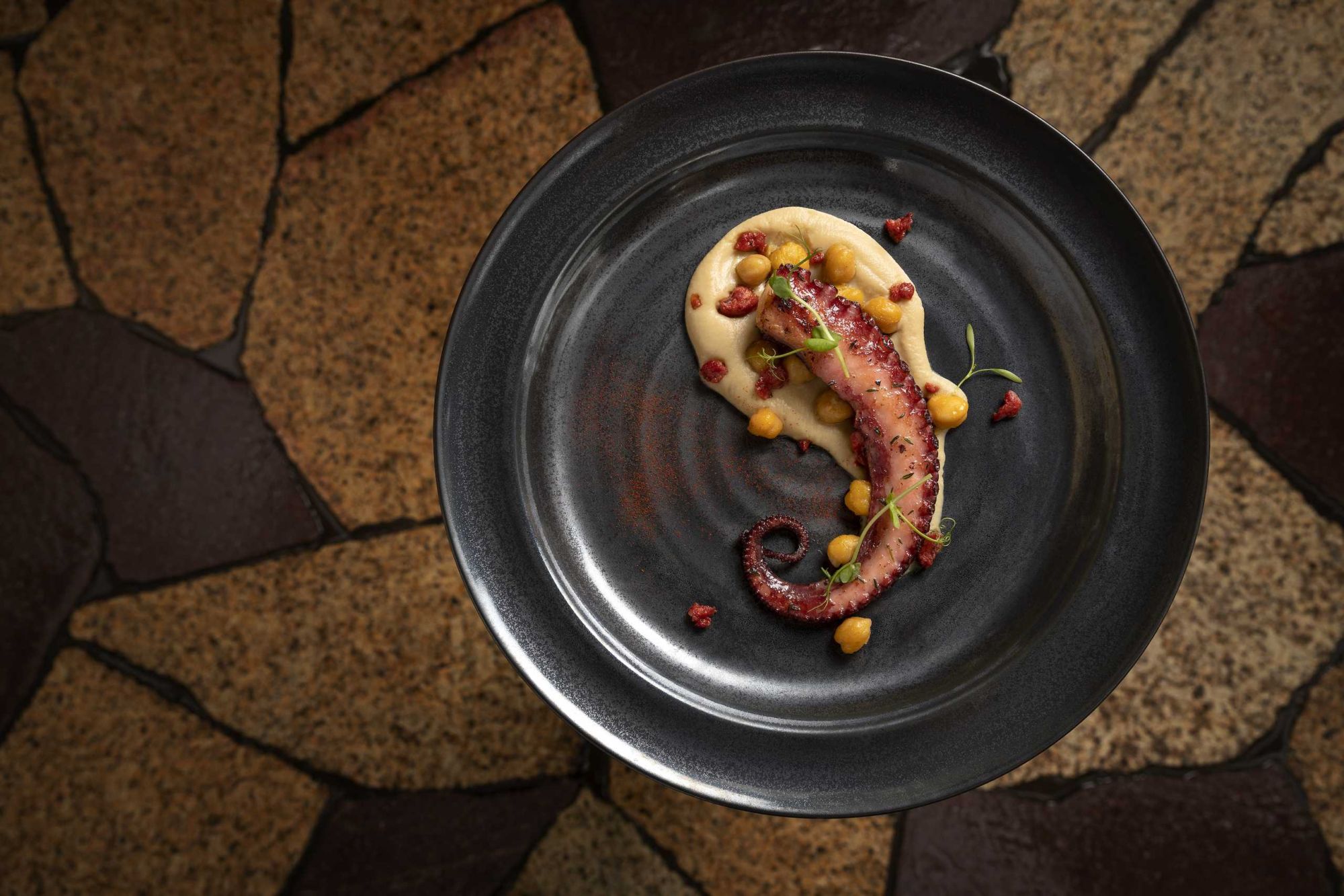 Galaxy Macau Terrazza Grill Octopus, Chickpea, Chorizo 3