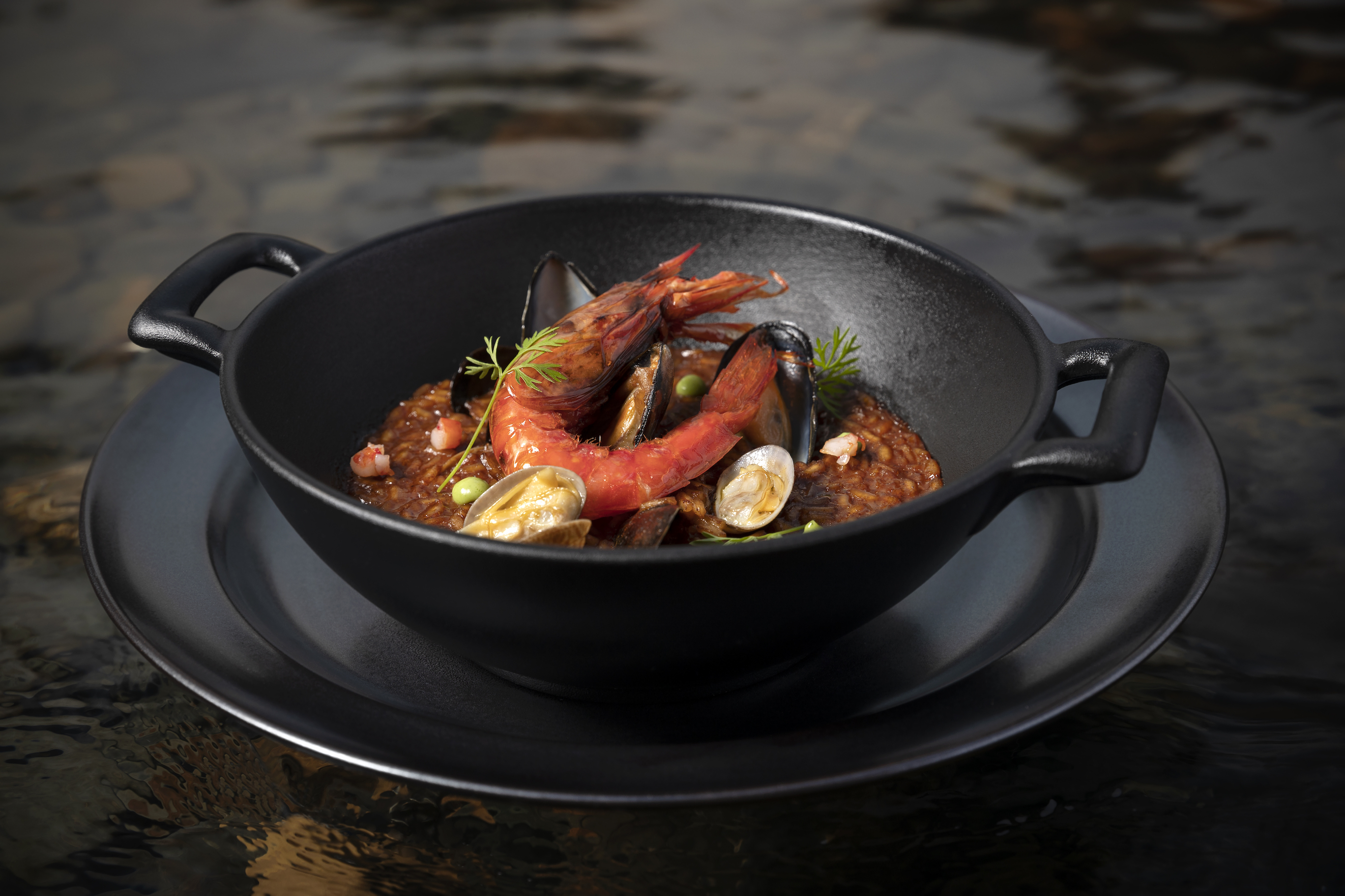 Galaxy Macau Terrazza Risotto, Red Prawns, Mussels, Clams 3