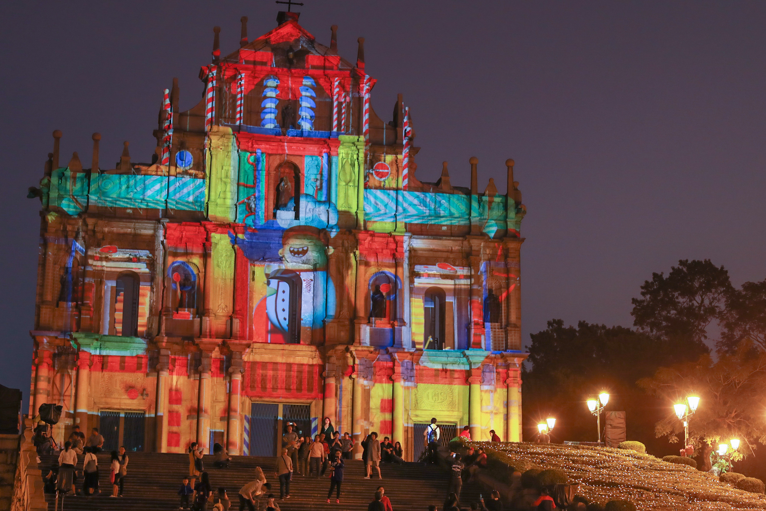 ruins festival light macau 2018