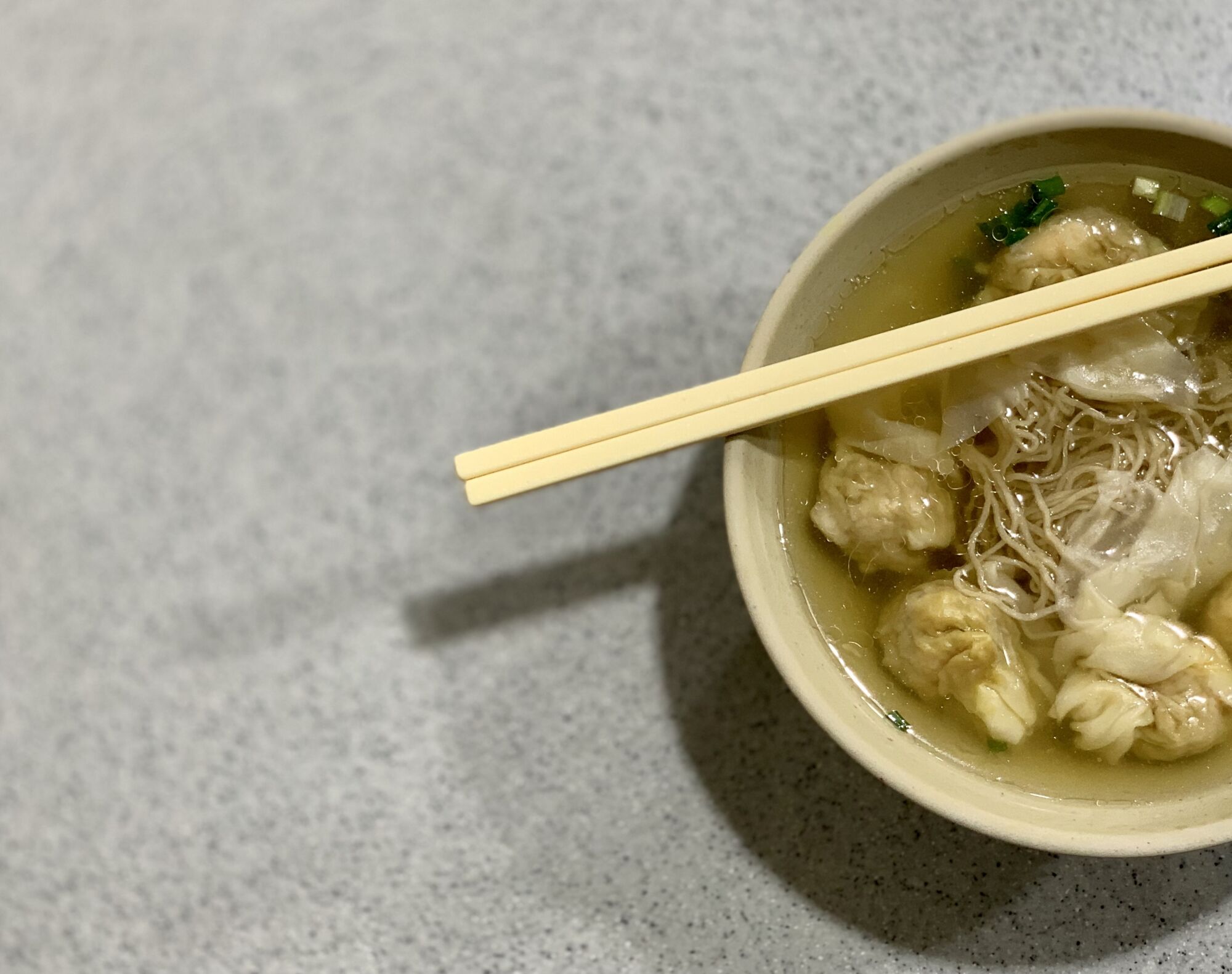 Lun Kei Chinese Restaurant Wonton Noodles on the Table Macau Lifestyle