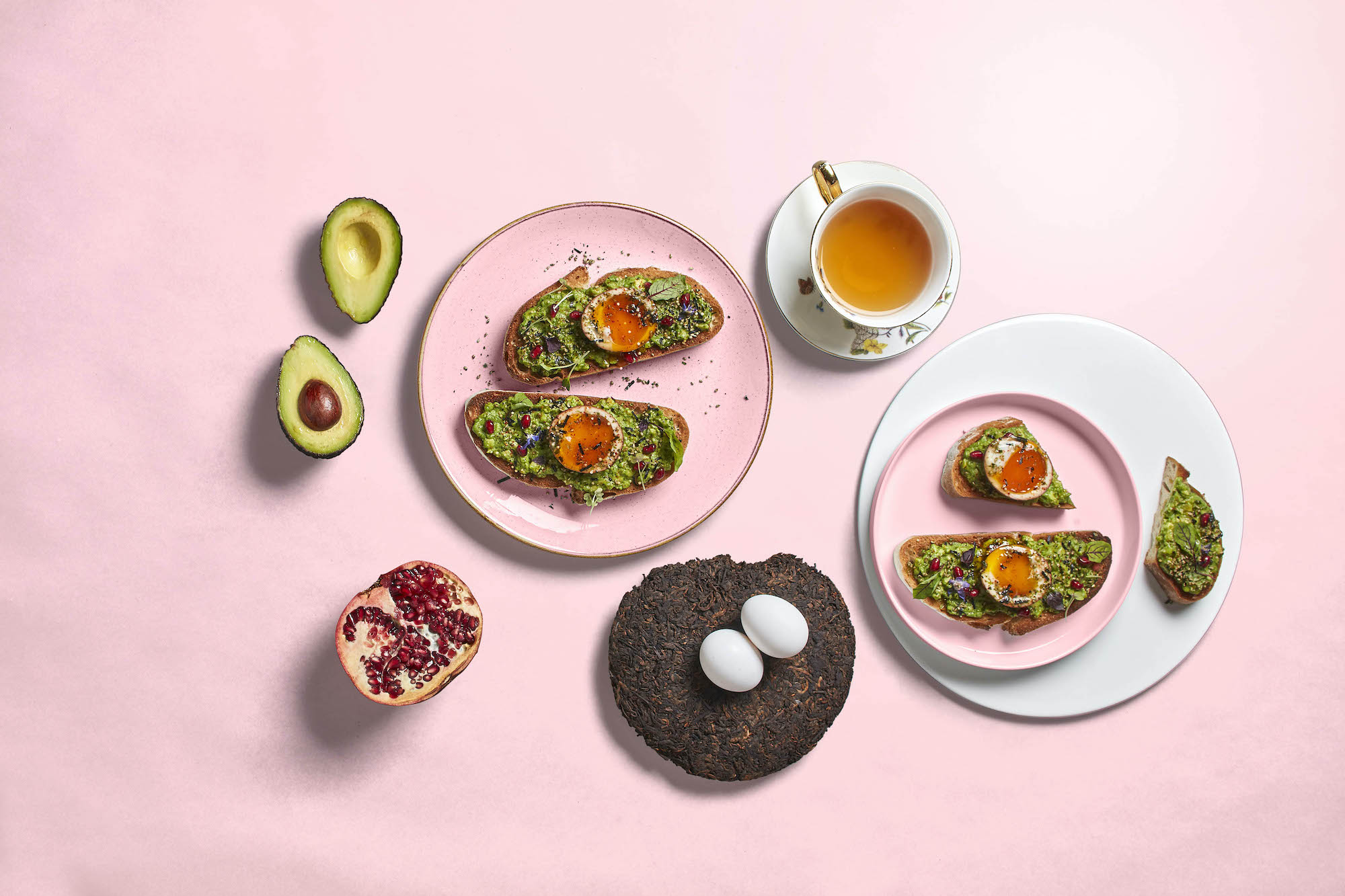 galaxy macau CHA BEI-Tea Egg and Avocado Toast healthy breakfast