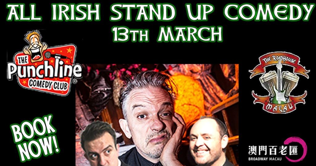 weekender Roadhouse Macau-Irish Stand Up yoast