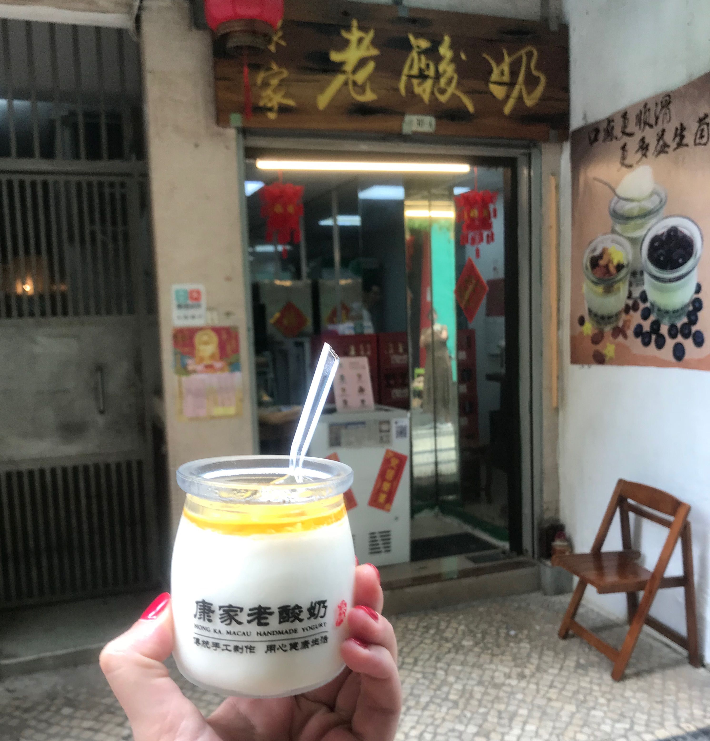 hong ka handmade macau yogurt