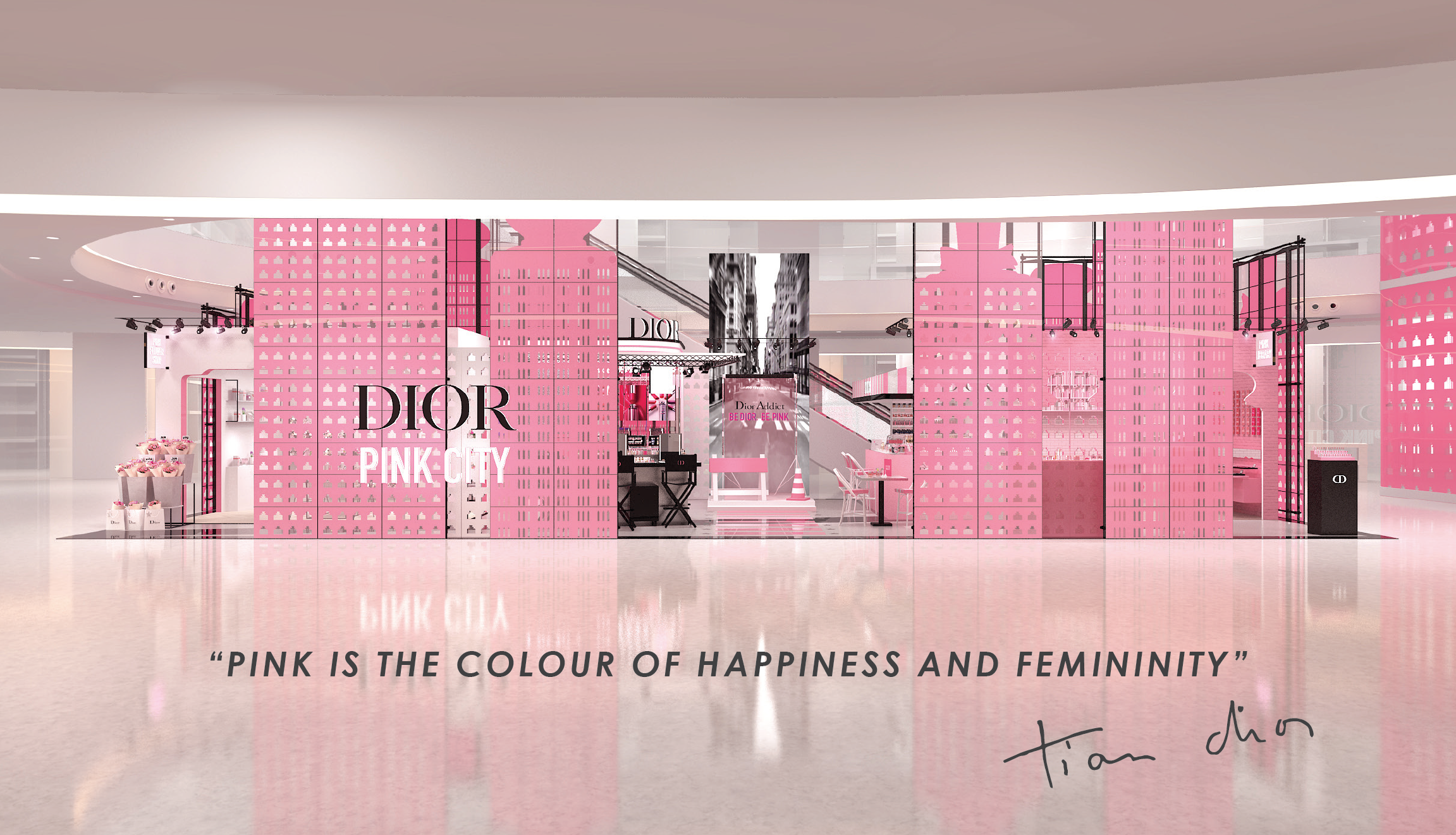 dior pink city macau