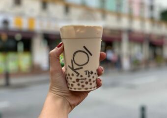 Koi Bubble Milk Tea in Hand Macau Lifestyle