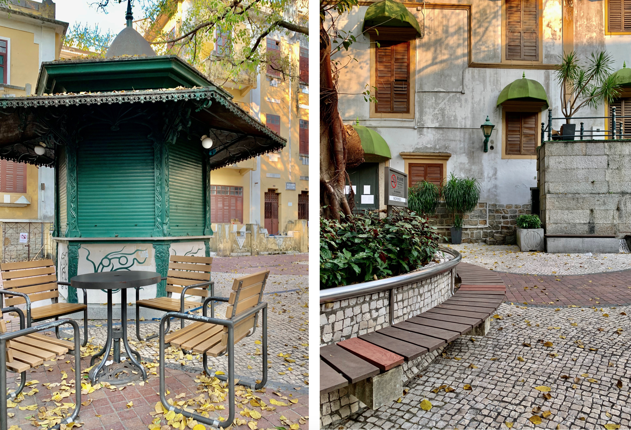 Lilau Square Both Seating Areas Macau Lifestyle