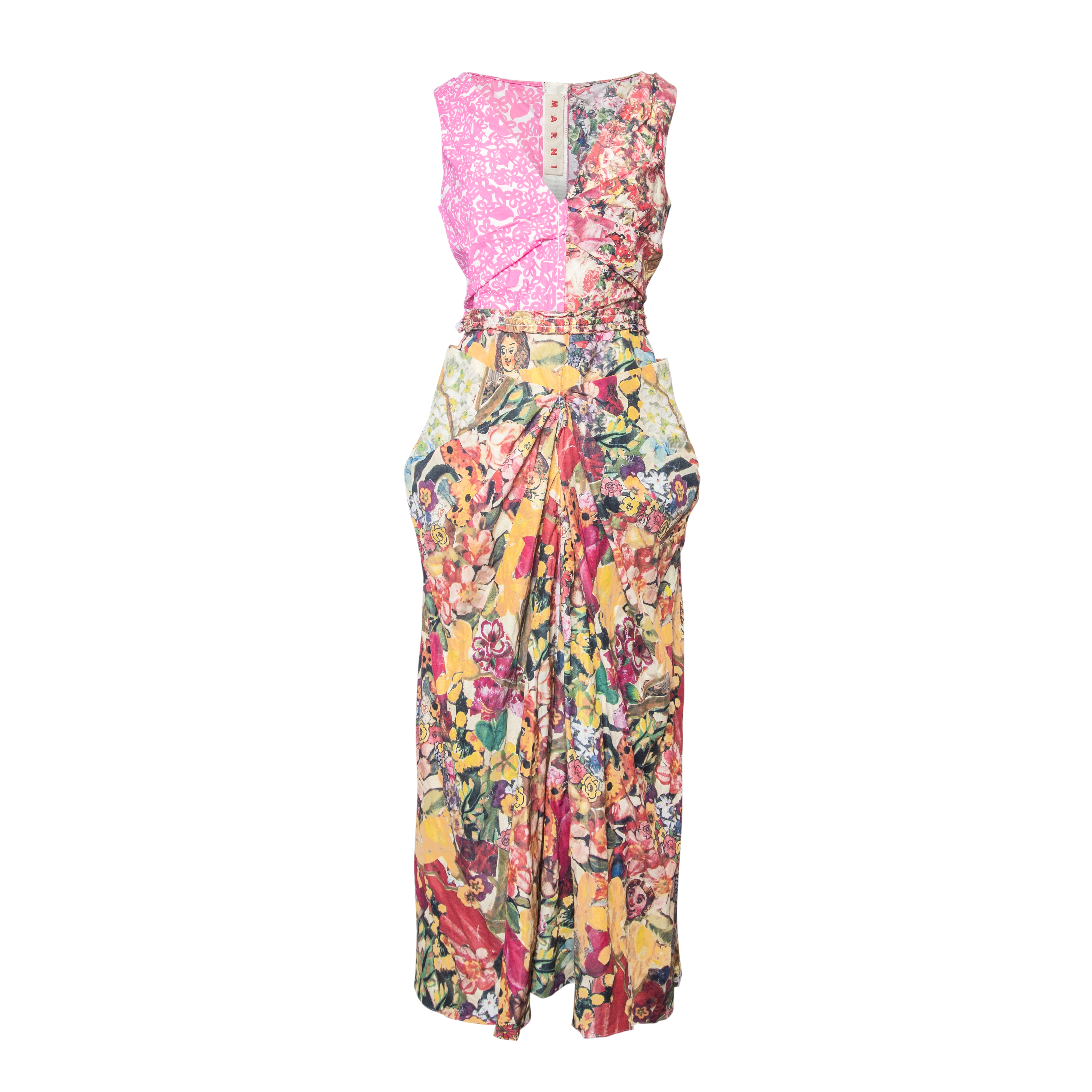 MARNI mix print dress $20200 at Harvey Nichols