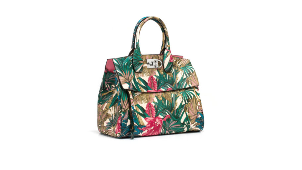 Salvatorre Ferragamo floral print bag spring floral fashion