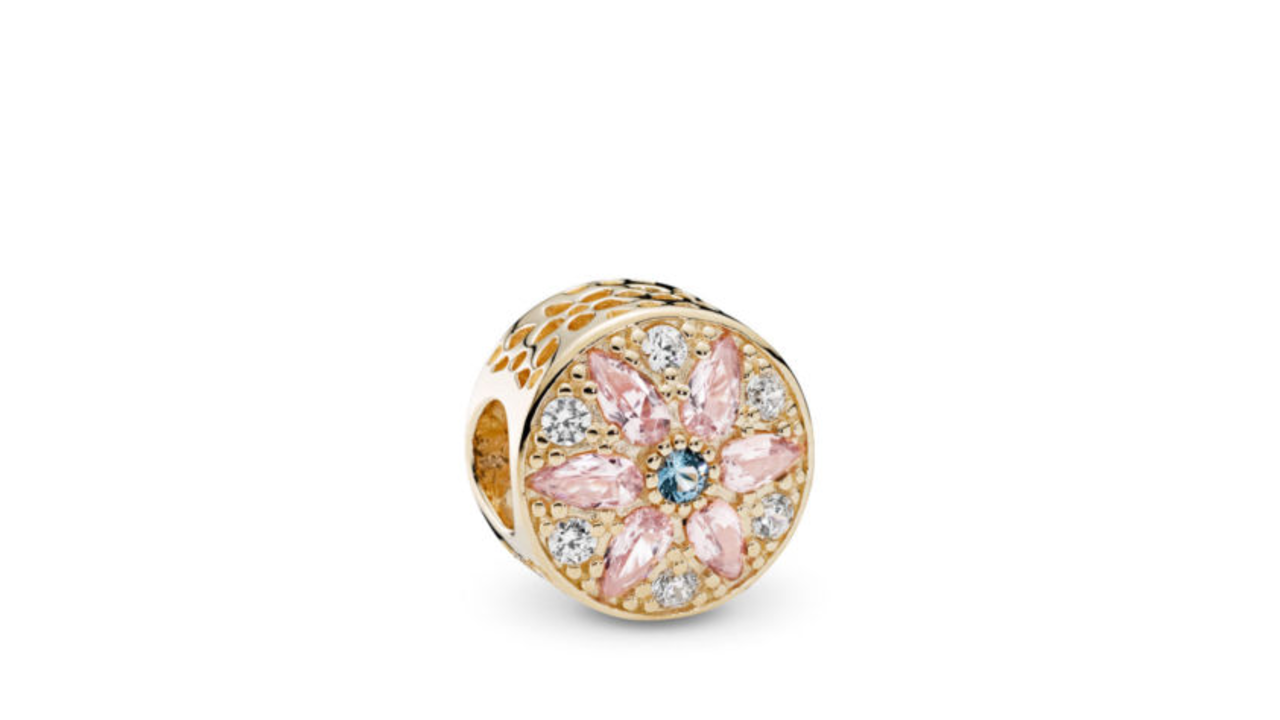 Pandora charm spring floral fashion