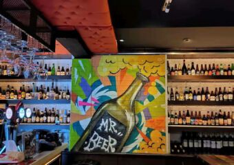 Mr Beer Bar Macau Side Beers on the Wall and Grafitti
