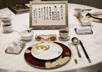 Galaxy Macau Fook Lam Moon dining table set up