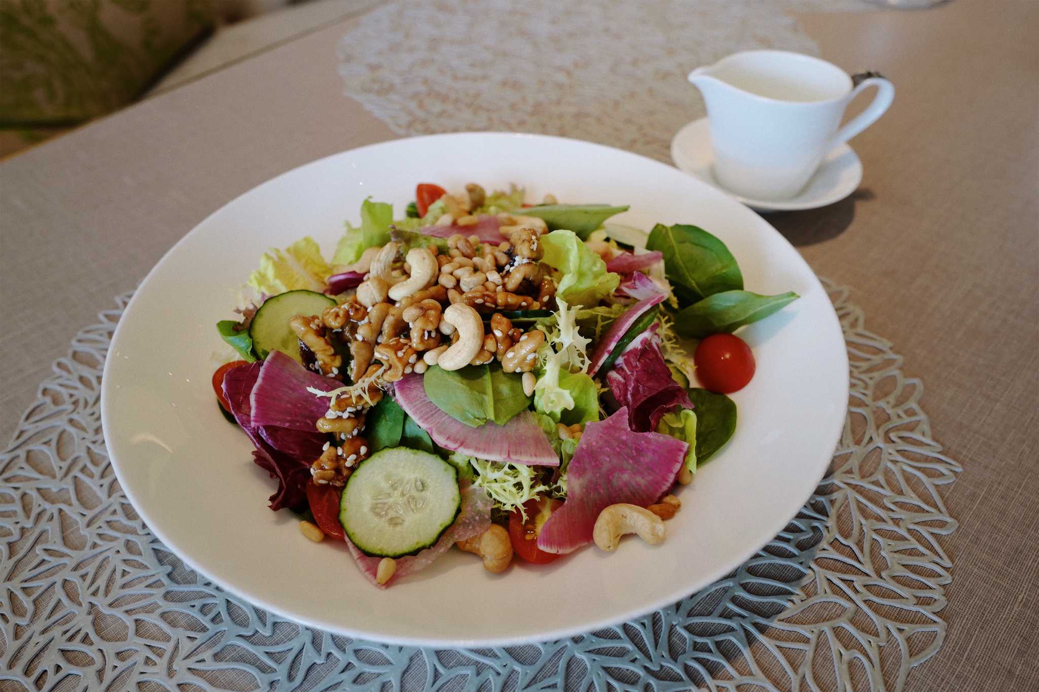 Mandarin Oriental Hotel Macau Lobby Lounge menu Oriental Garden Salad 1