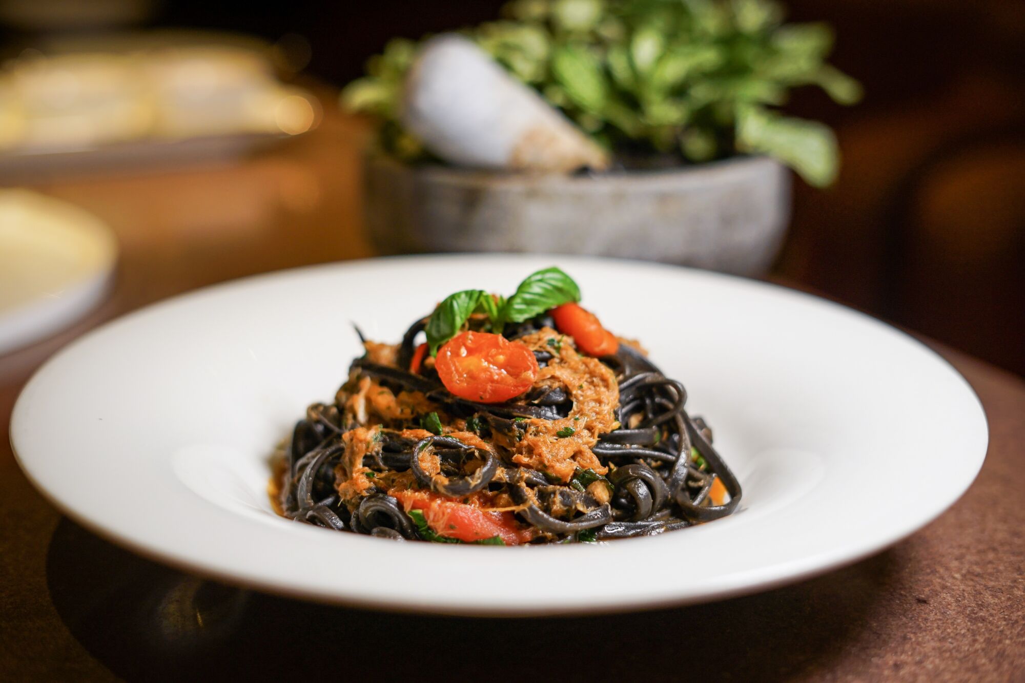 Terrazza Italian Restaurant Squid Ink Pasta