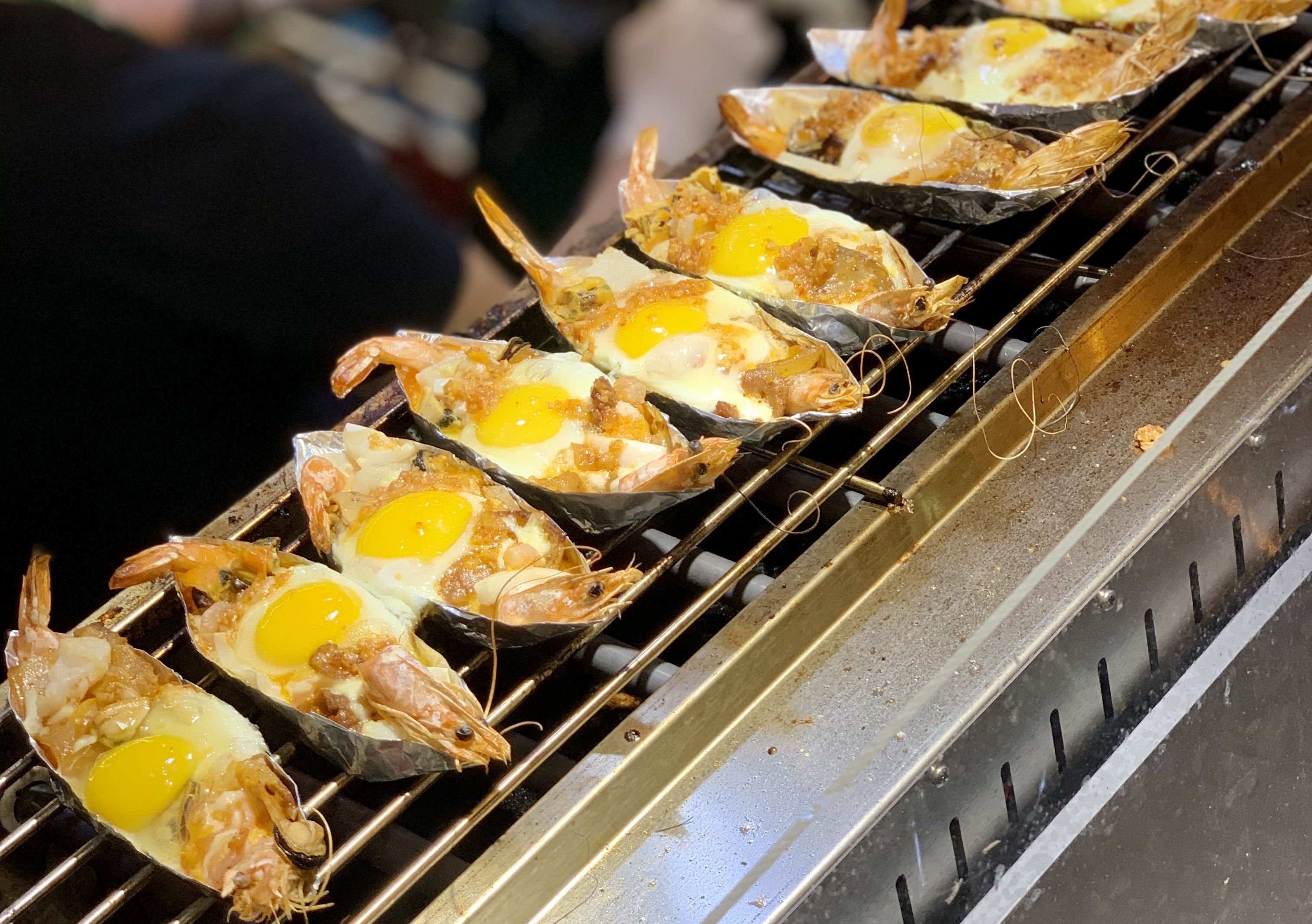 Grilled Shrimp with Egg Macau Food Festival 2019