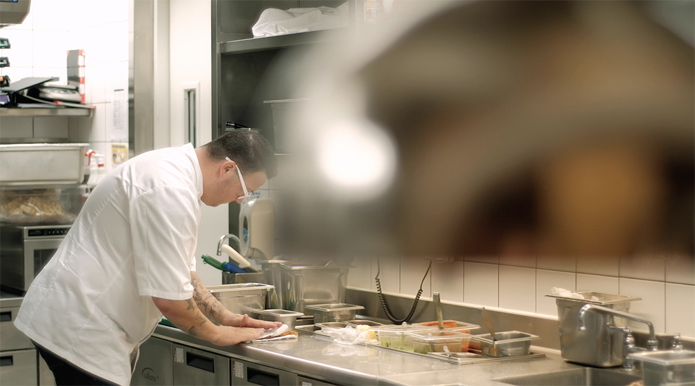 MGM Cotai Coast restaurant Chef Graham Elliot in the kitchen