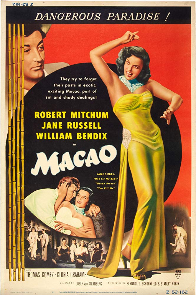 Macao Movie Poster 1952