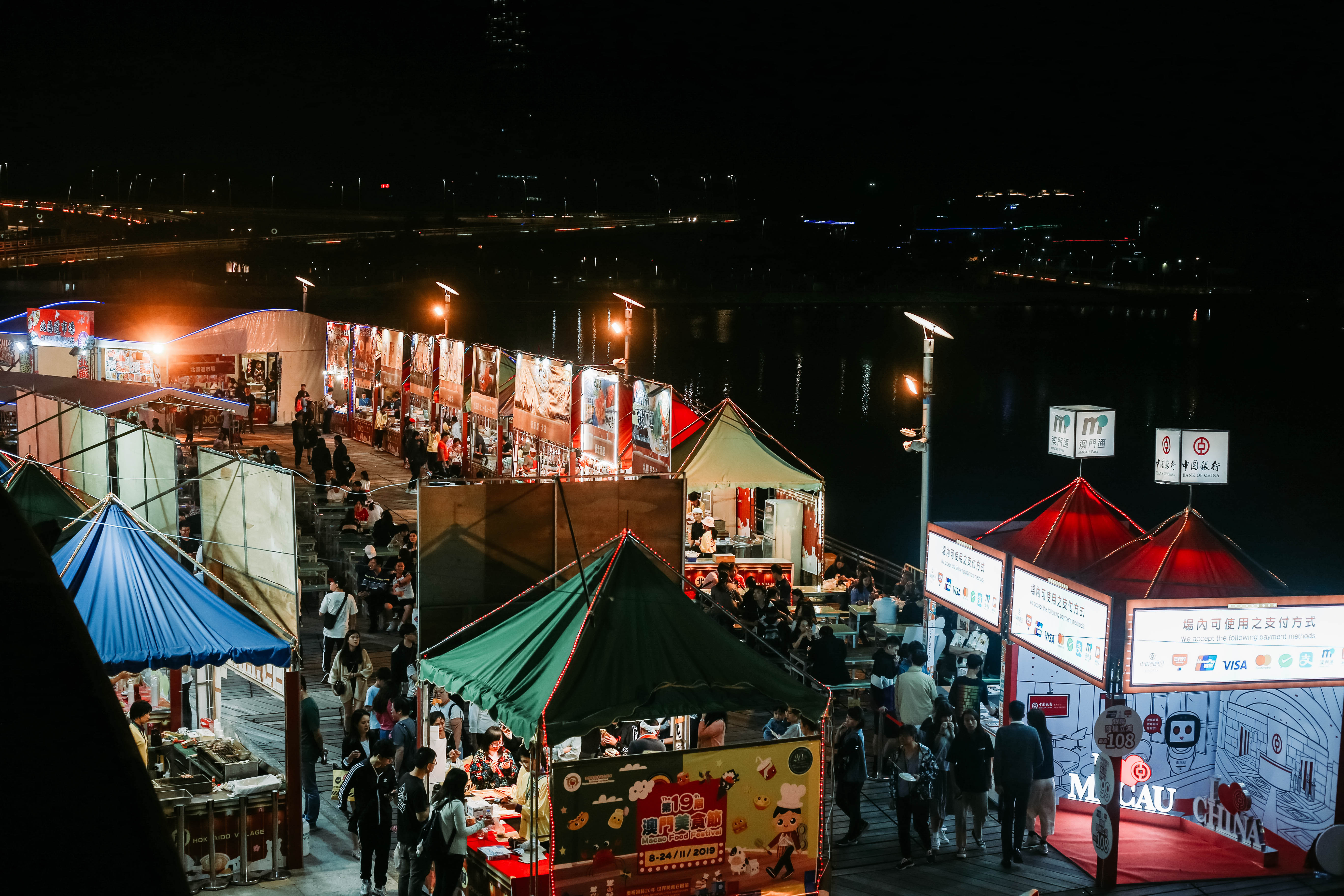 Macau Food Festival 2019 Exterior View from Above