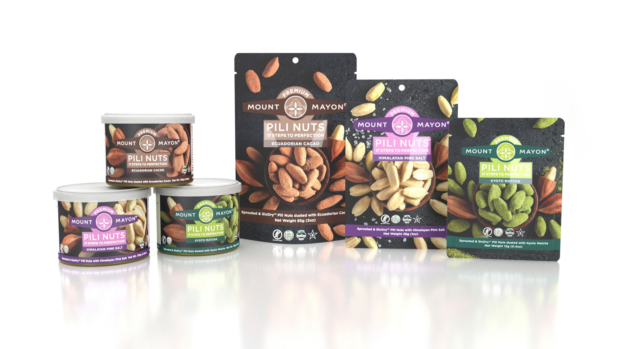 Mount Mayon Premium Pili Nuts pili flavors product range