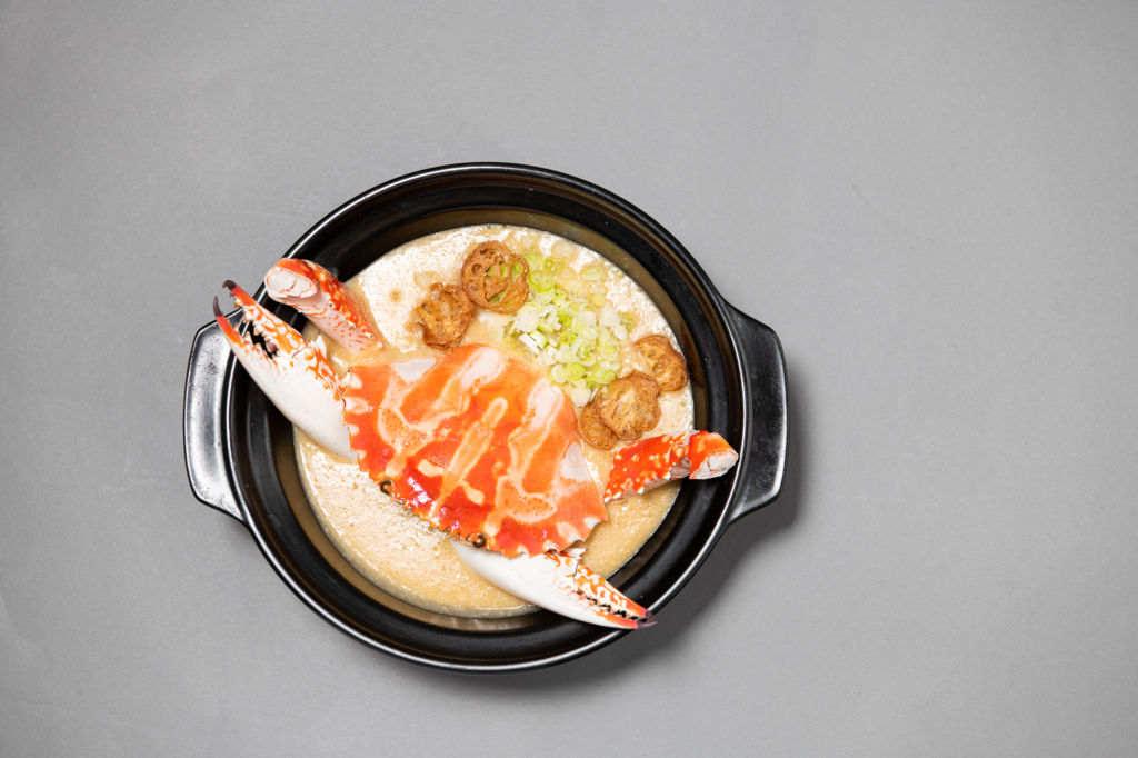 OFF MENU Flower Crab, Fish Maw Congee