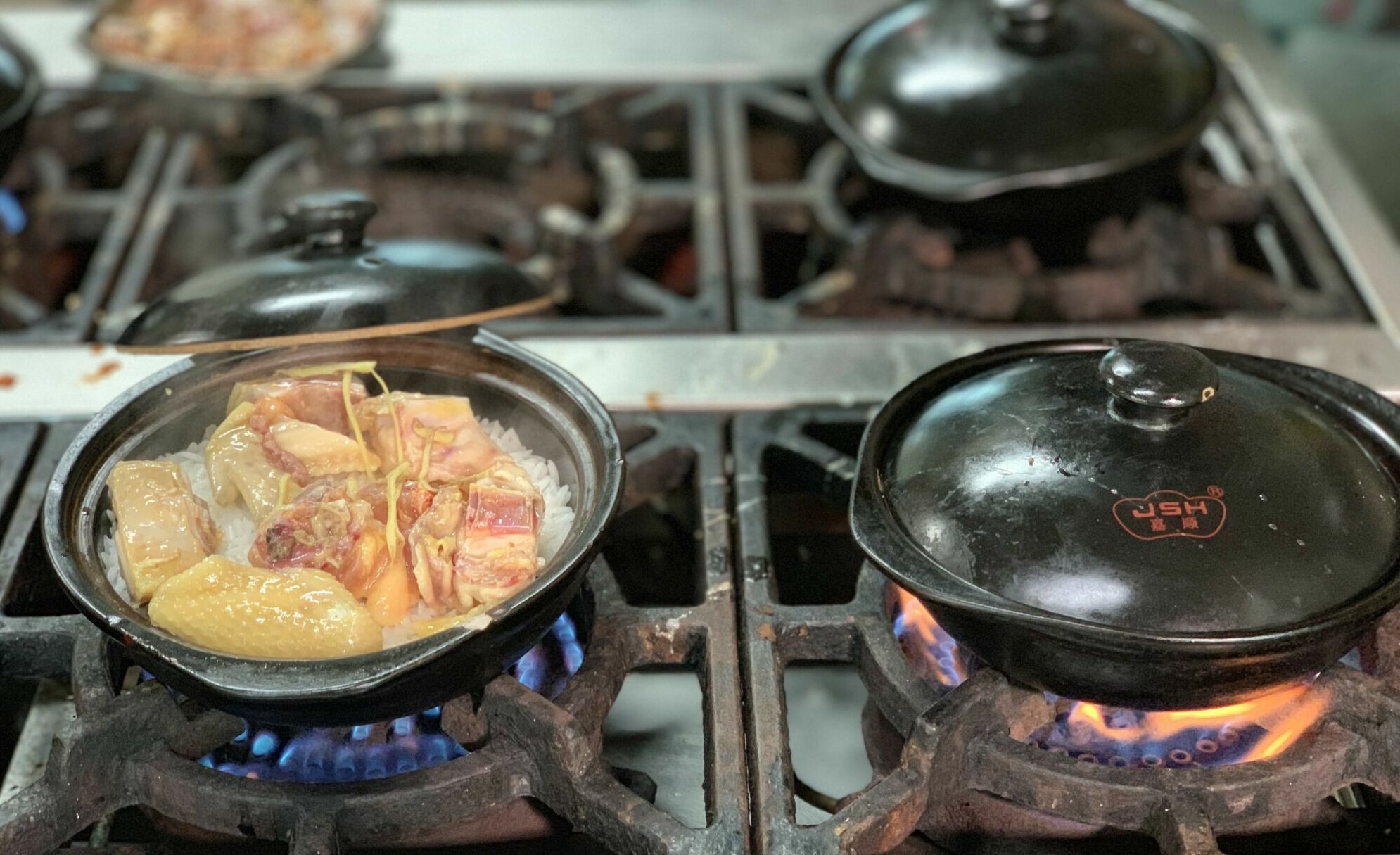 S Domingos Market Food Hall Clay Pot Rice