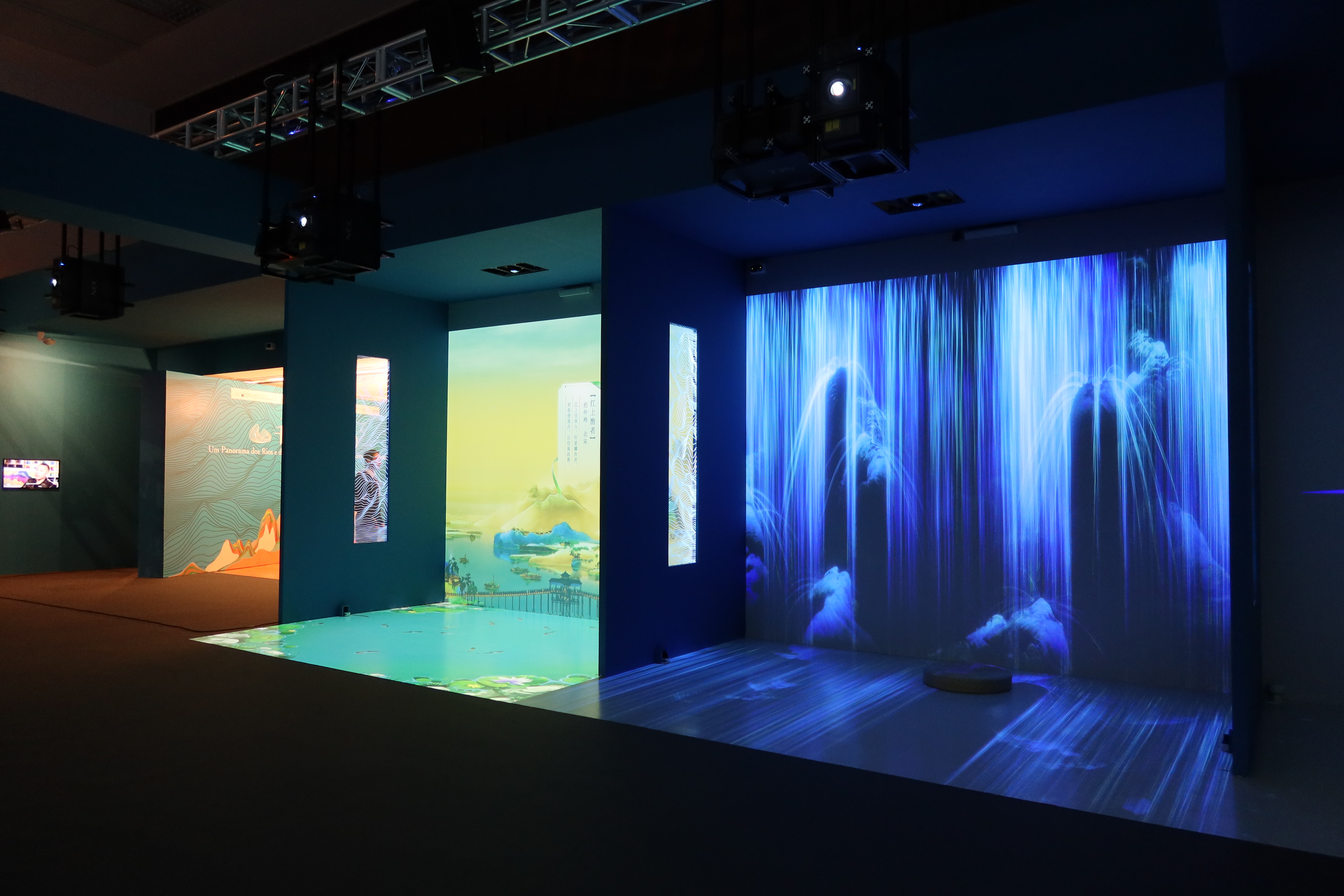 Panorama Exhibition Macao Museum of Art 2019 Interior Different paintings