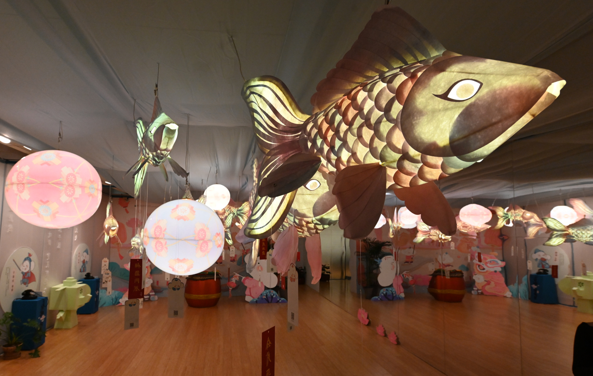 Panorama Exhibition Macao Museum of Art 2019 Interior Fish Detail