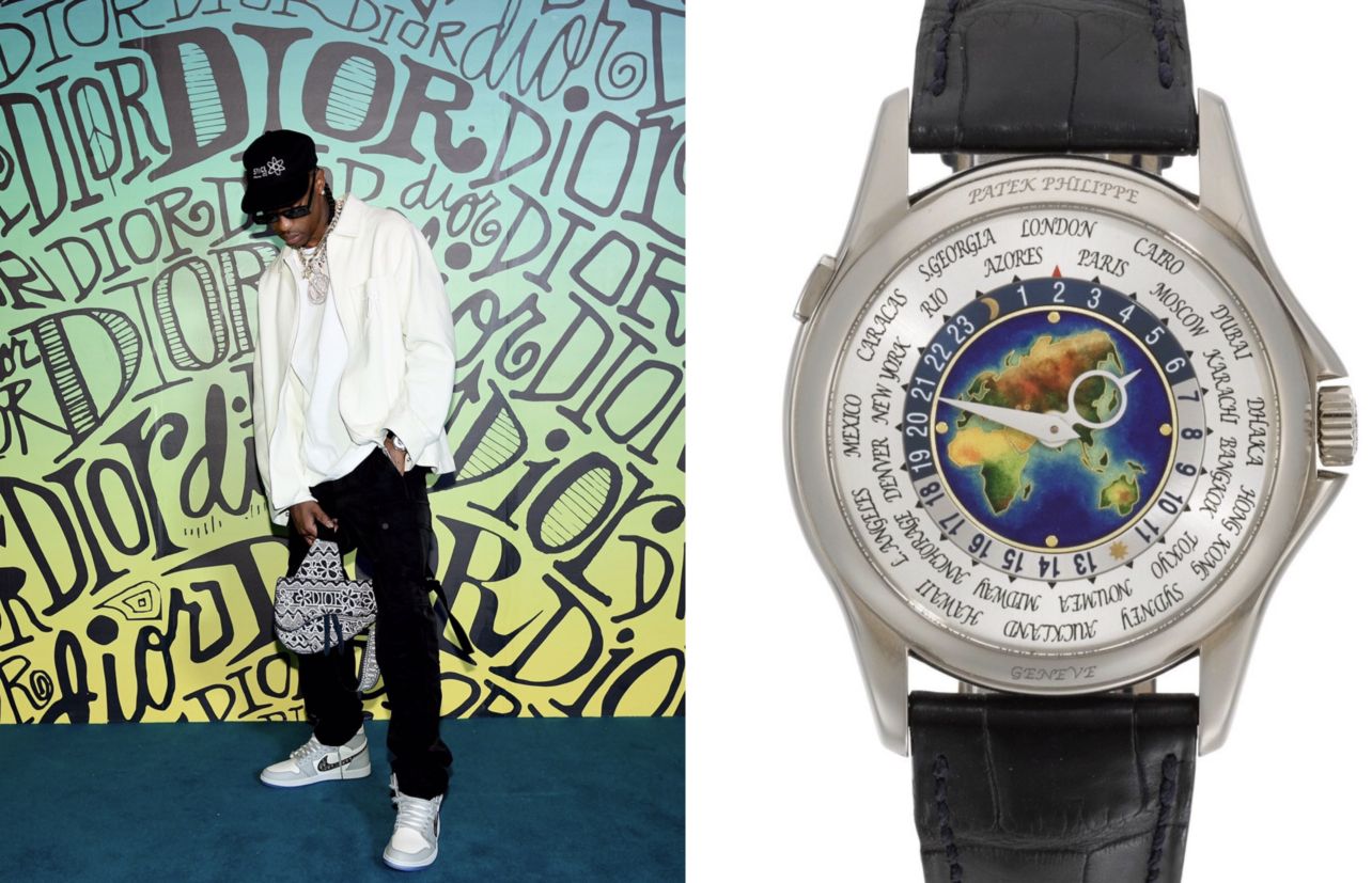 Travis Scott – Patek Philippe celebrities watches