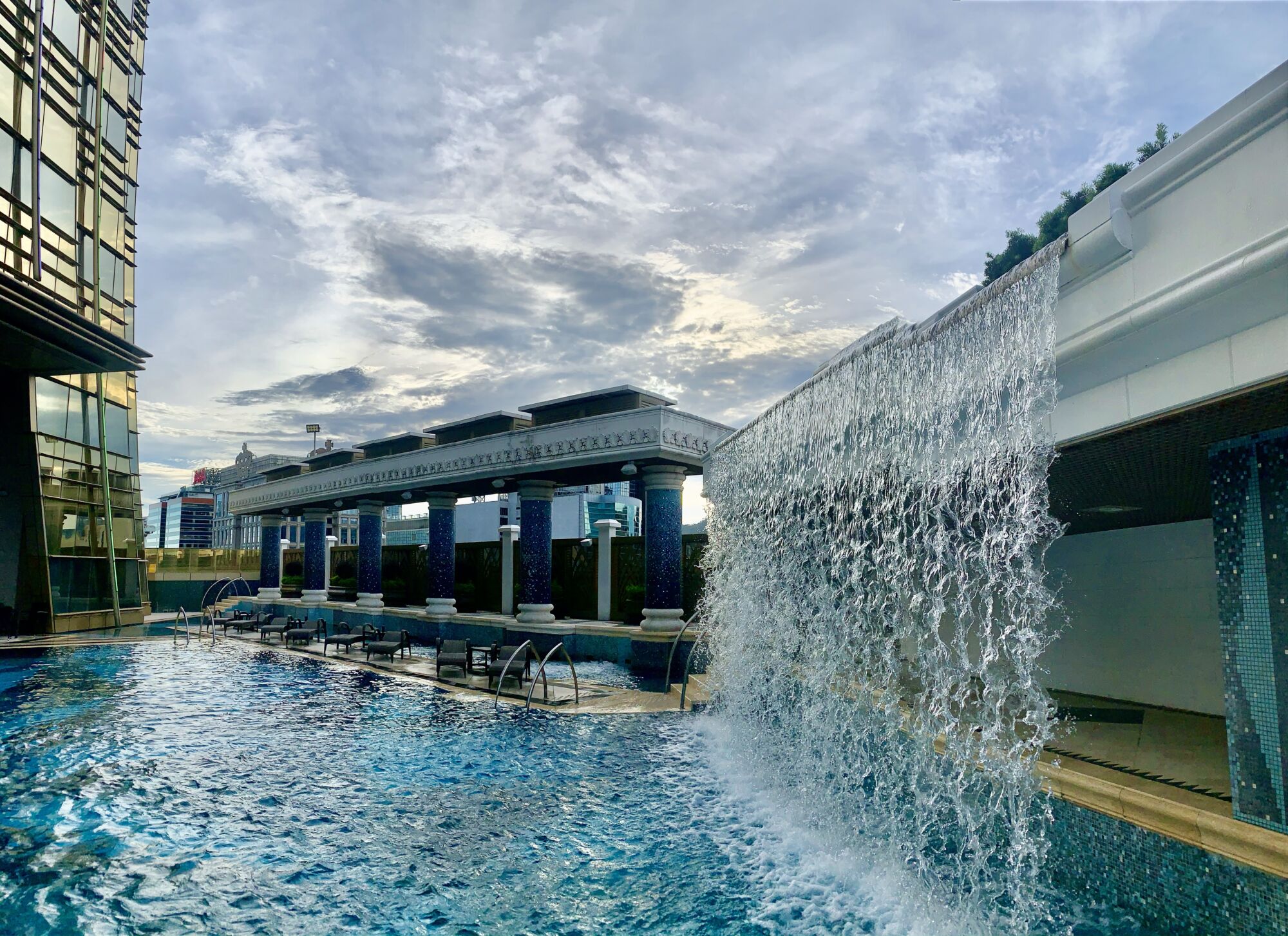 Grand Lisboa Hotel Outdoor Swimming Pool Macau Lifestyle