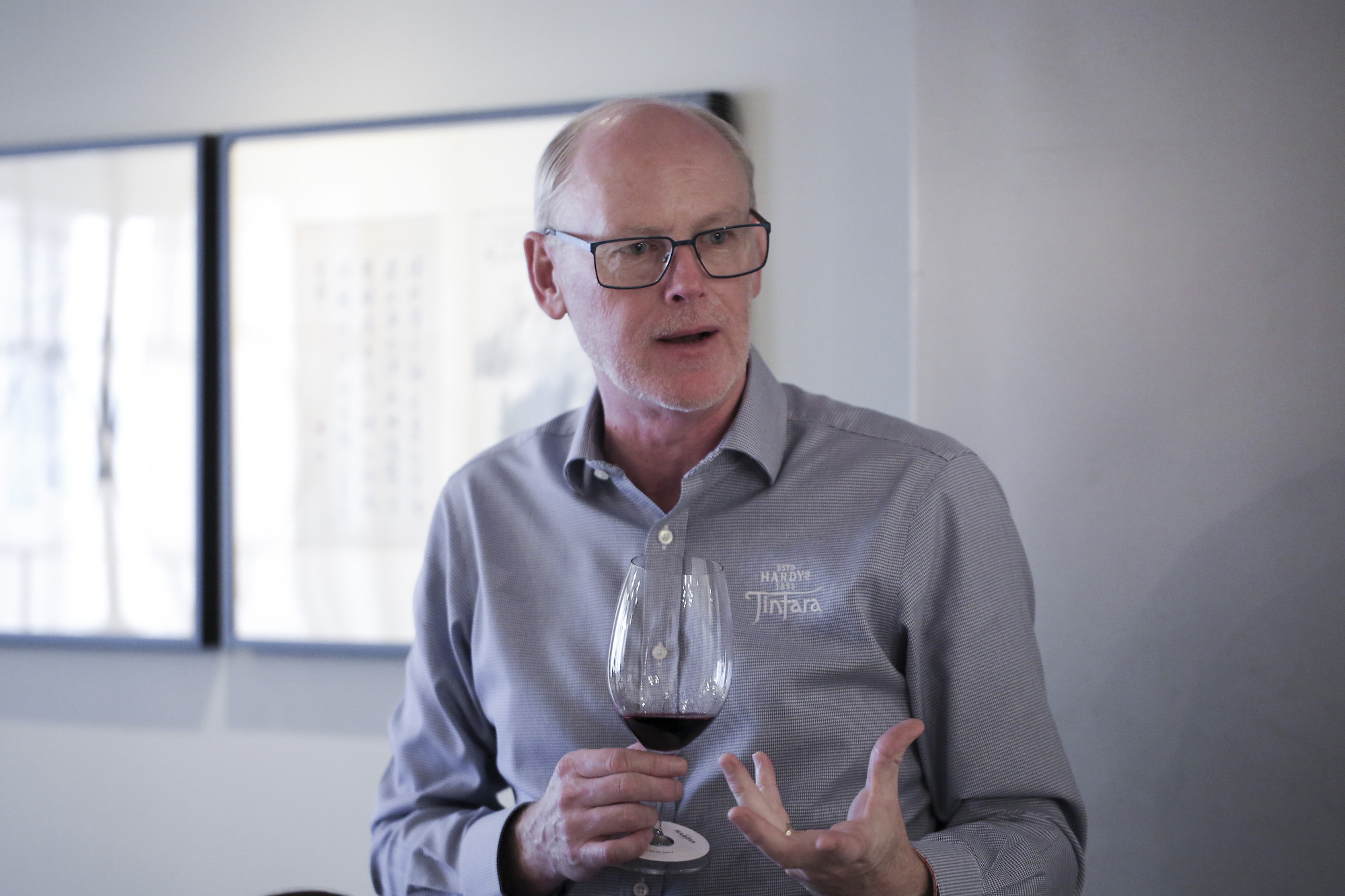 Paul Lapsley Hardys Wines 19th Chief Winemaker talking