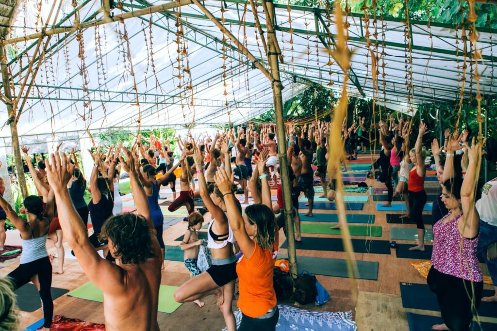 Bali Yoga Festival 2020 People doing Yoga