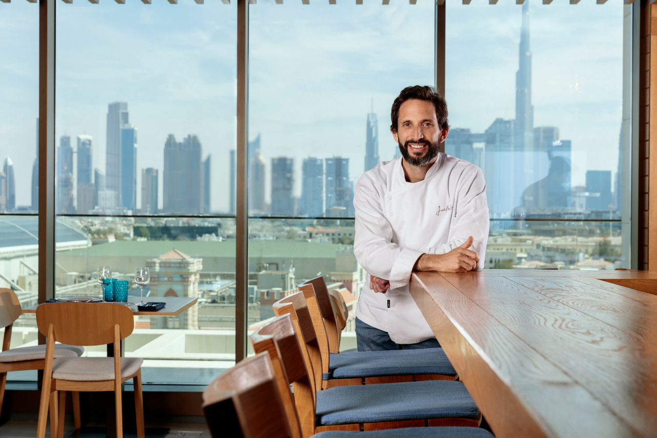Chef Jose Avillez Tasca Dubai Mandarin Oriental Jumeira Dubai city view