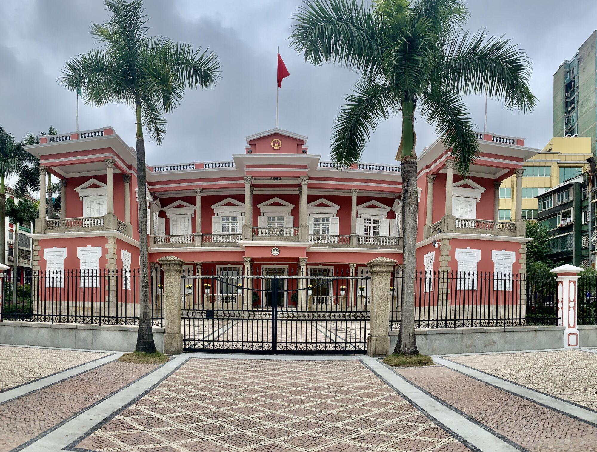 Macau Governments Headquarters Exterior Wide Macau Lifestyle