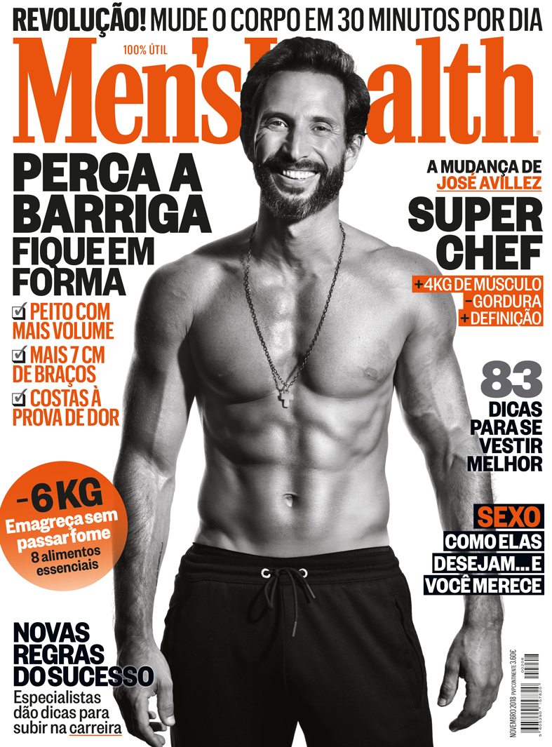 Mens Health magazine Portugal cover Jose Avillez