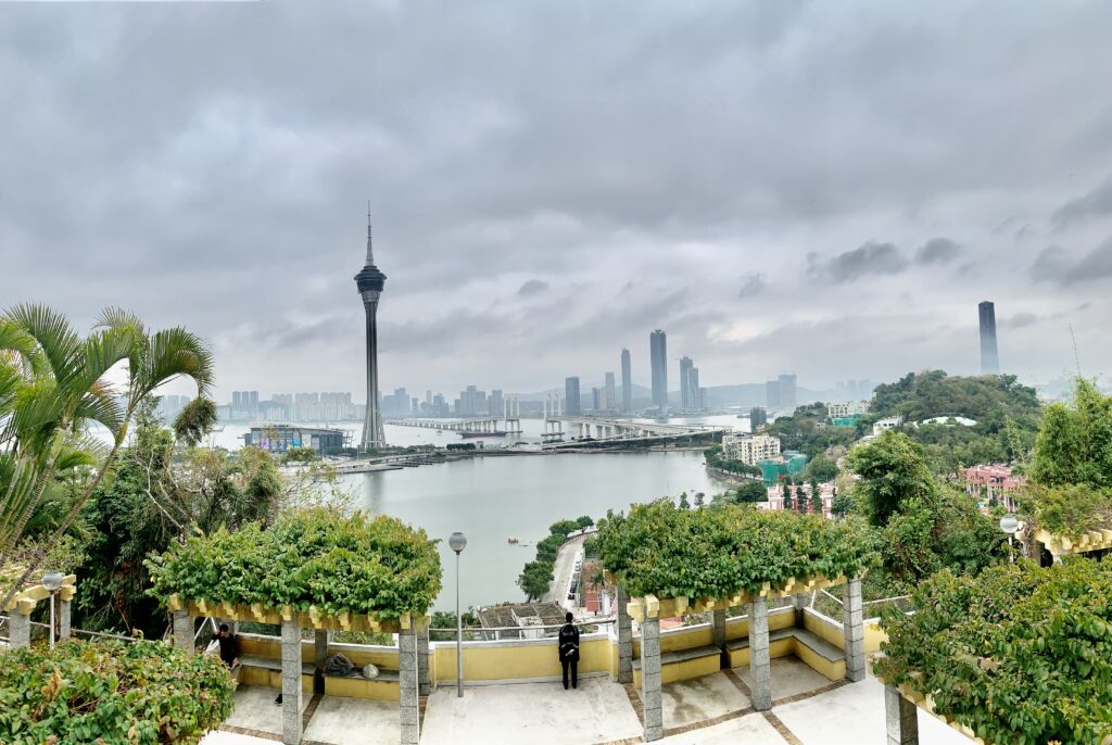 Penha Hill Church Exterior Shot Panoramic View Macau Lifestyle